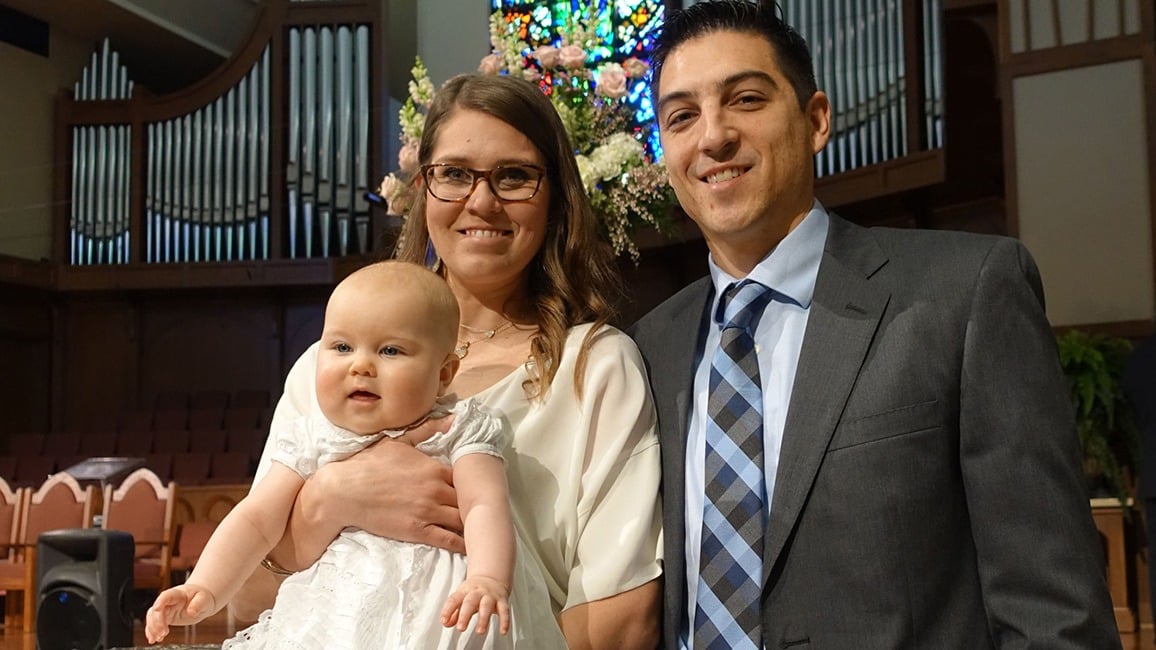 Payden Rose Manning is the latest to be baptized in the heirloom gown.